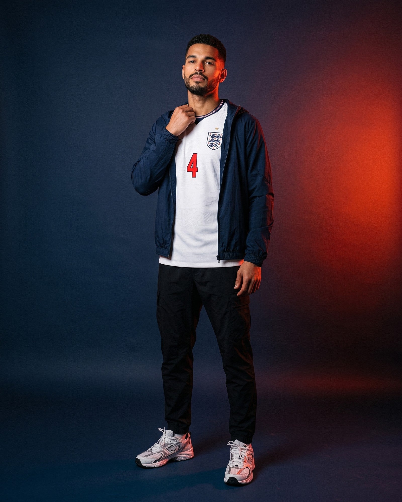England Home Player Number Shirt 2026-2027 - Men's