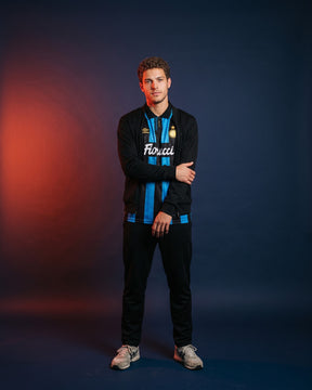 Inter Milan Home No.10 (Bergkamp) Retro Shirt 1993-1994 (Retro Flock Printing) - Men's