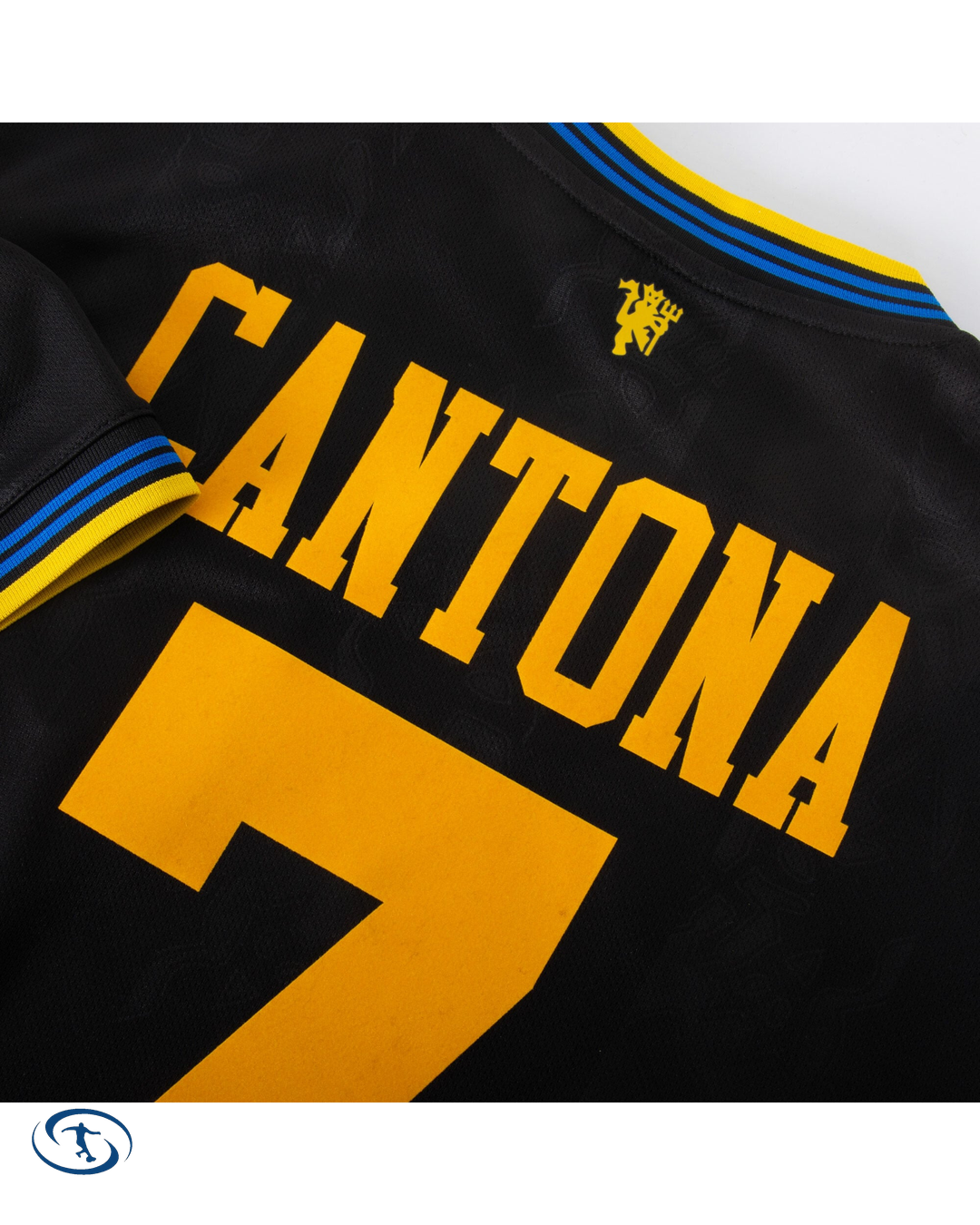 Man Utd 3rd Cantona 7 Shirt 2025-2026 (Retro Flock Printing) - Men's