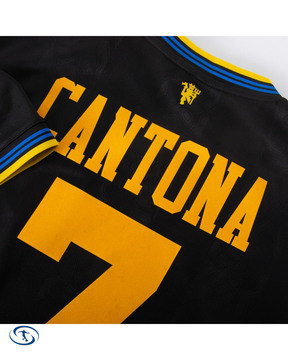Man Utd 3rd Cantona 7 Shirt 2025-2026 (Retro Flock Printing) - Men's