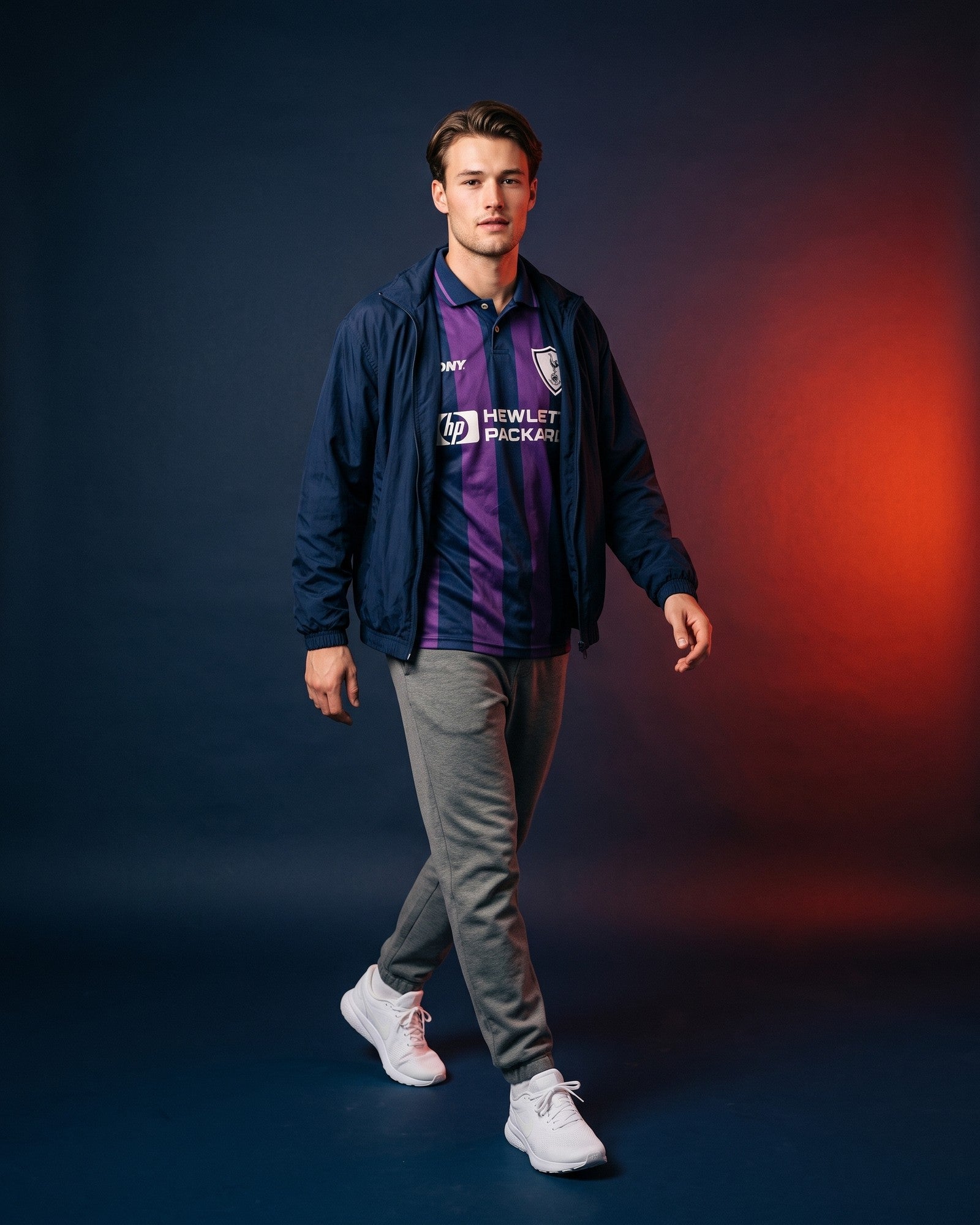 Pony Tottenham Away Retro Anderton 9 Shirt 1997-1998 (Retro Printing) - Men's