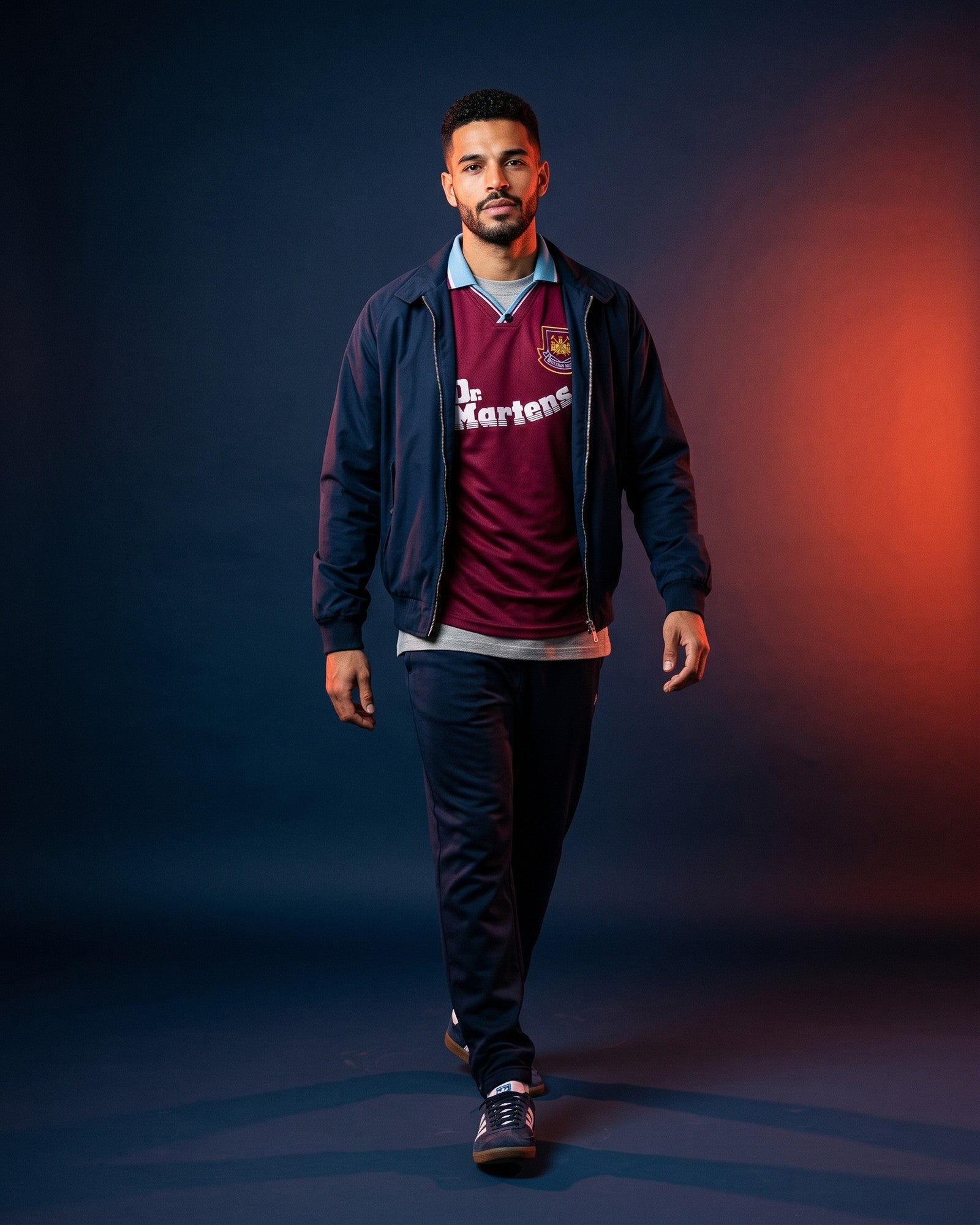 Score Draw West Ham Utd Home Retro Shirt 1999-2001 - Men's