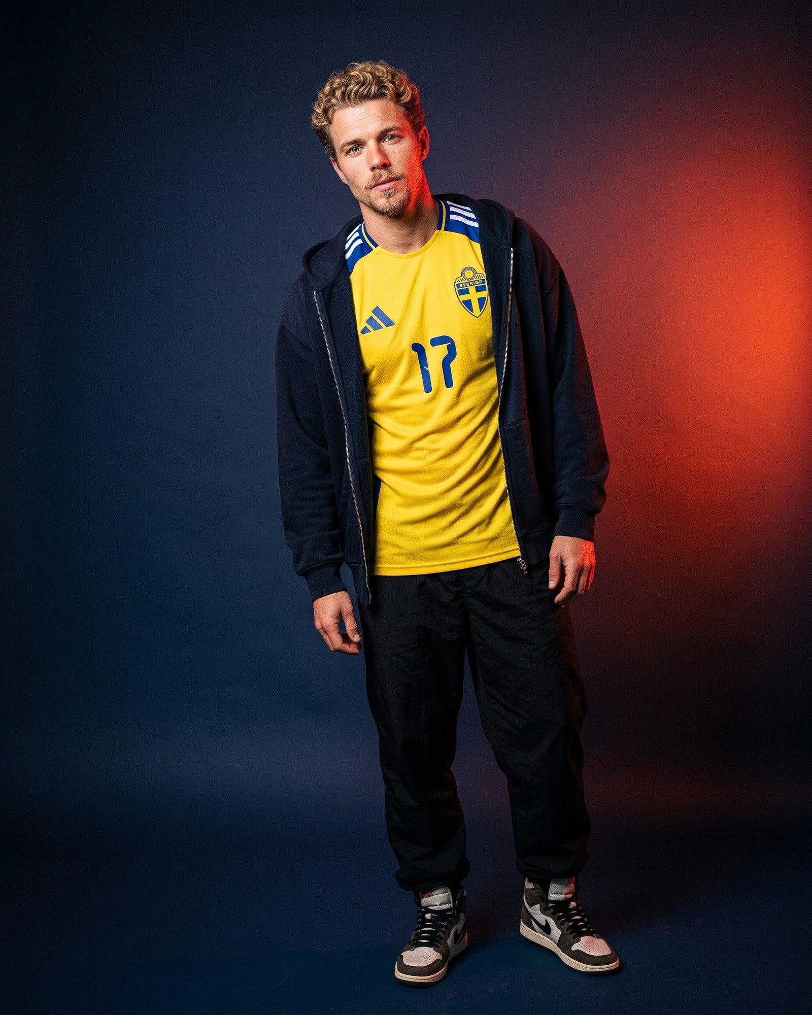 Sweden Home Shirt 2026-2027 Match-Level Version