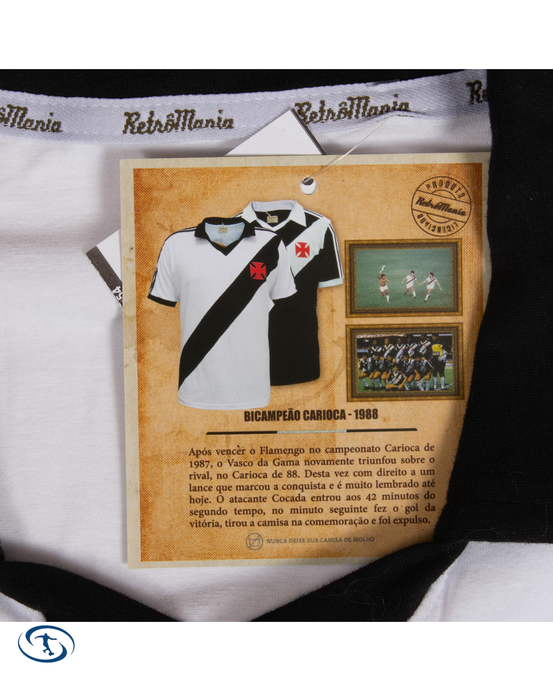 Vasco Da Gama Away Retro Shirt 1988 - Men's